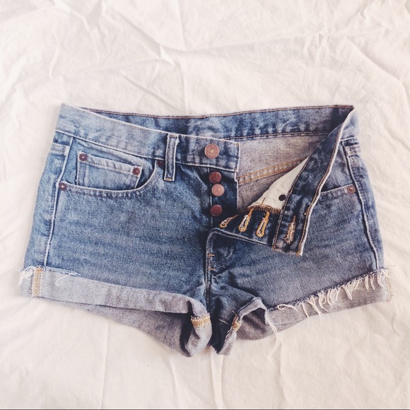 Urban Outfitters Pants - Urban Outfitters BDG Distressed Denim Cuff Shorts